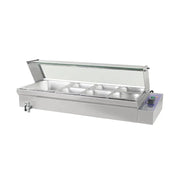 RTC-3H 3-pan countertop electric bain marie, stainless steel