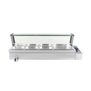 RTC-3H 3-pan countertop electric bain marie, stainless steel