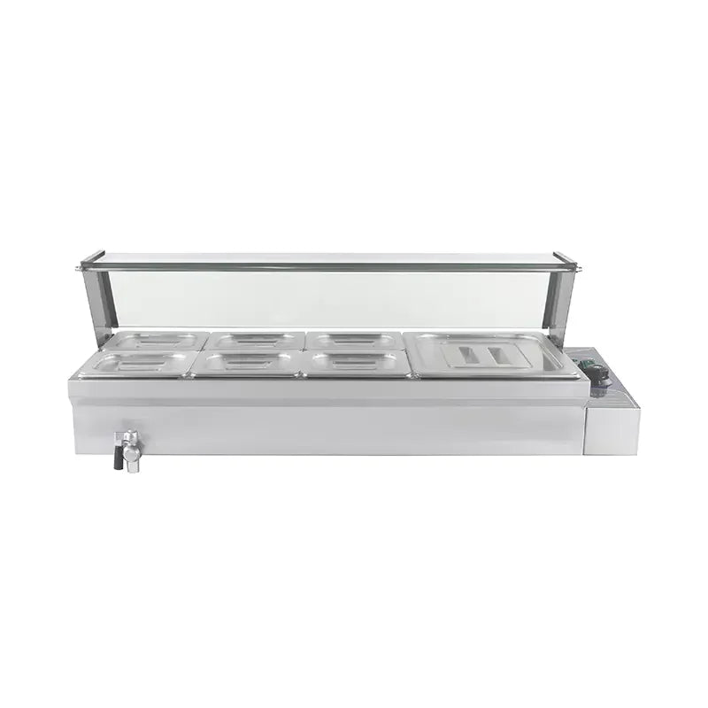 RTC-3H 3-pan countertop electric bain marie, stainless steel