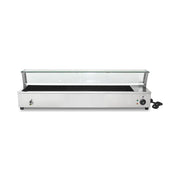 RTC-4D commercial electric bain marie food warmer with tempered glass guard and 1/2 GN pans