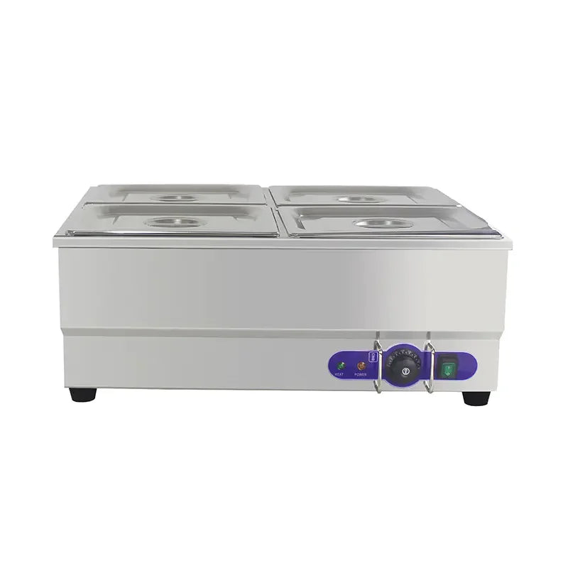 SB-2T(1/6) countertop commercial electric bain marie food warmer with six 1/6 GN pans