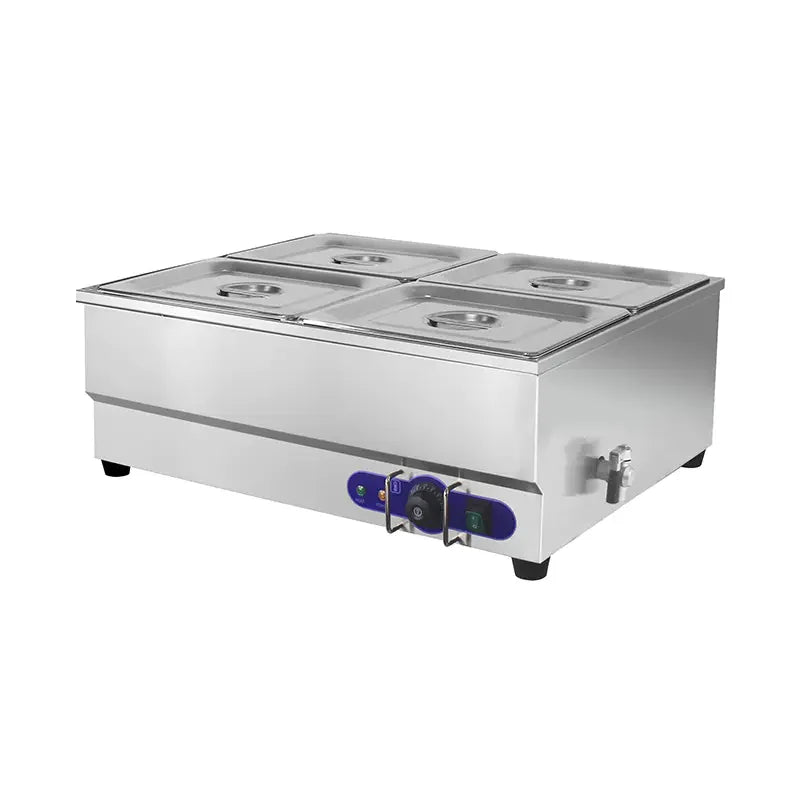 SB-2T(1/6) countertop commercial electric bain marie food warmer with six 1/6 GN pans