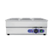 SB-2T(1/2) countertop commercial electric bain marie food warmer with two 1/2 GN pans
