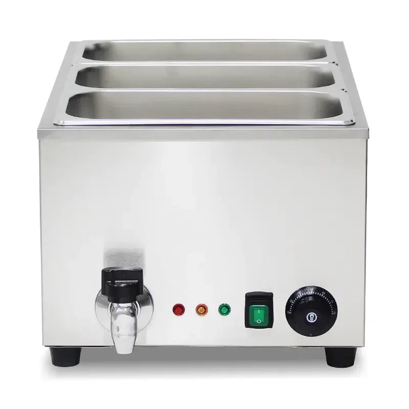 SB-2P compact countertop electric bain marie, stainless steel