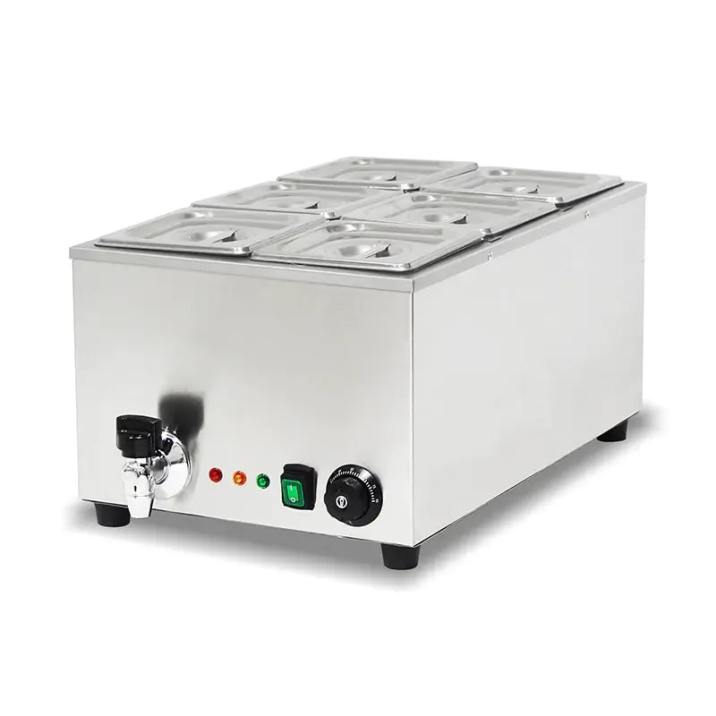 SB-2P compact countertop electric bain marie, stainless steel