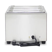 SB-2P compact countertop electric bain marie, stainless steel