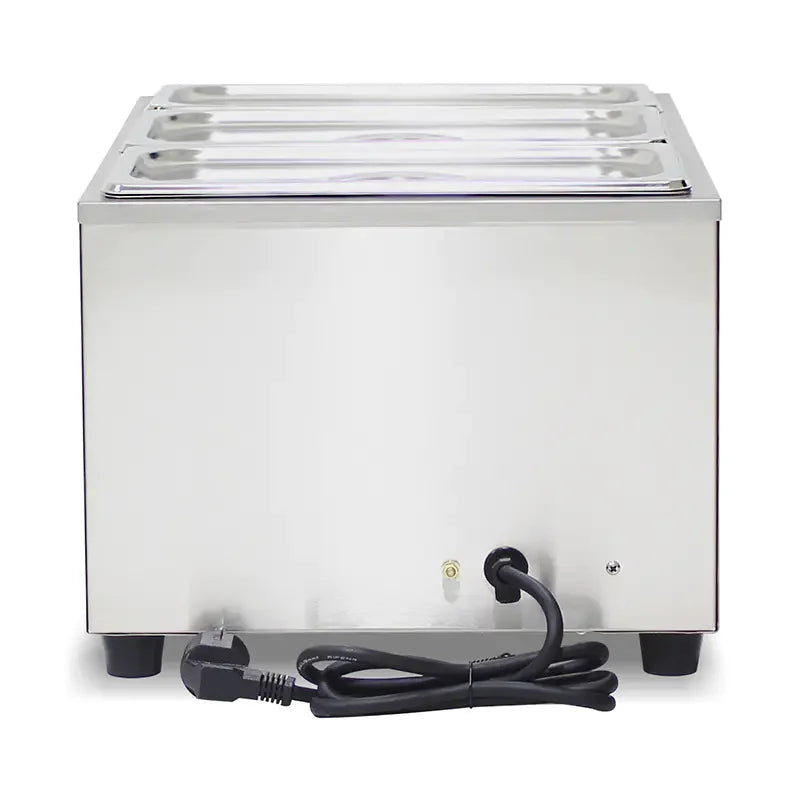 SB-2P compact countertop electric bain marie, stainless steel