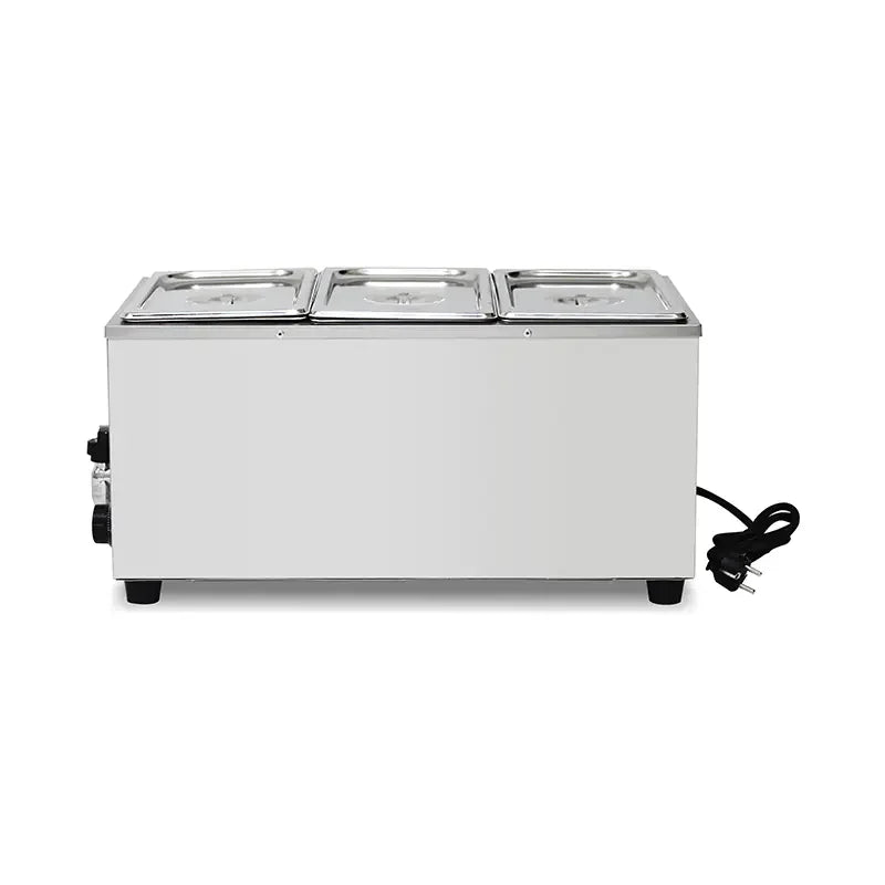 SB-2P compact countertop electric bain marie, stainless steel