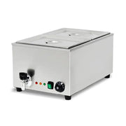 SB-2P compact countertop electric bain marie, stainless steel