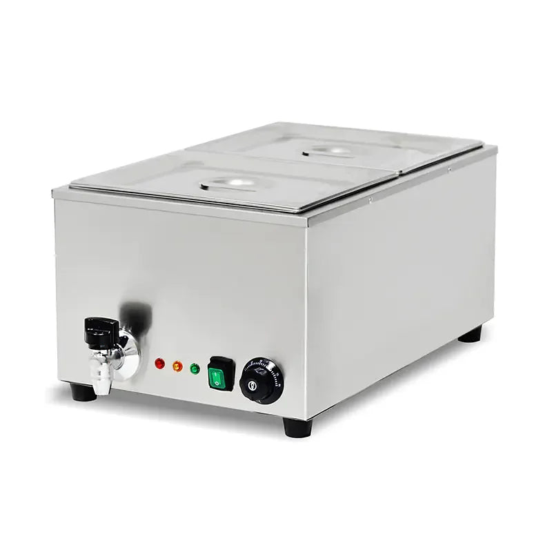 SB-2P compact countertop electric bain marie, stainless steel
