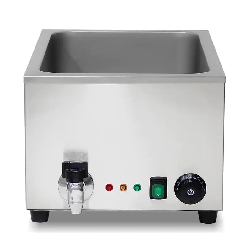 SB-2P compact countertop electric bain marie, stainless steel