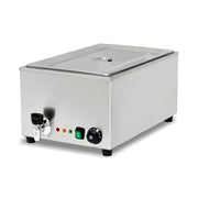 SB-2P compact countertop electric bain marie, stainless steel