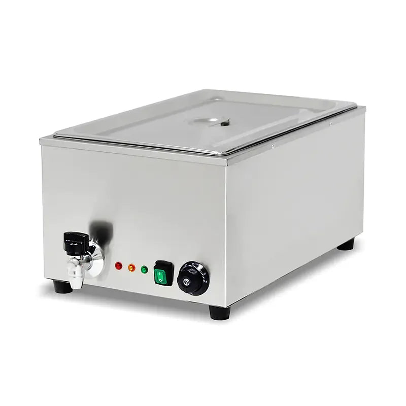 SB-2P compact countertop electric bain marie, stainless steel