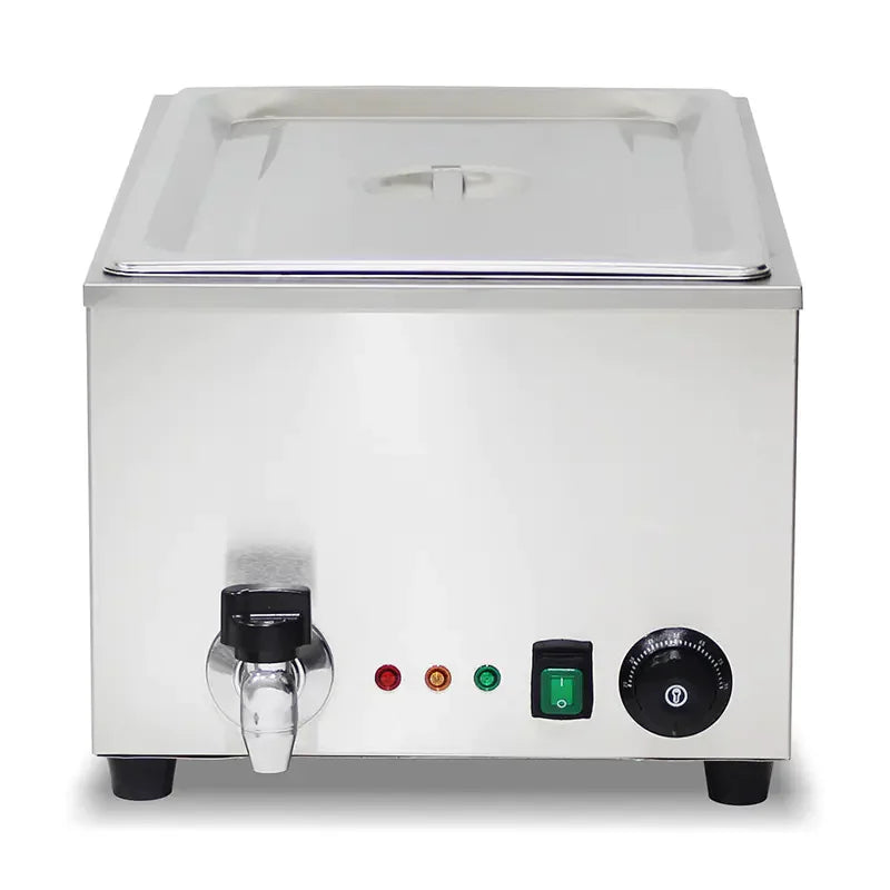 SB-2P compact countertop electric bain marie, stainless steel