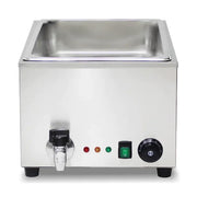 SB-2P compact countertop electric bain marie, stainless steel