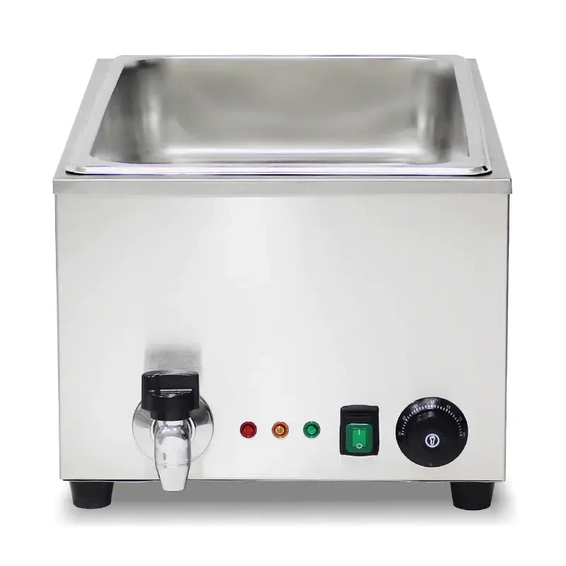 SB-2P compact countertop electric bain marie, stainless steel