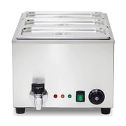 SB-2P compact countertop electric bain marie, stainless steel