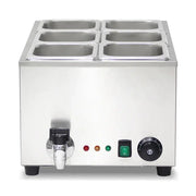 SB-2P compact countertop electric bain marie, stainless steel