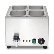 SB-2P compact countertop electric bain marie, stainless steel