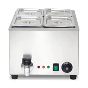 SB-2P compact countertop electric bain marie, stainless steel