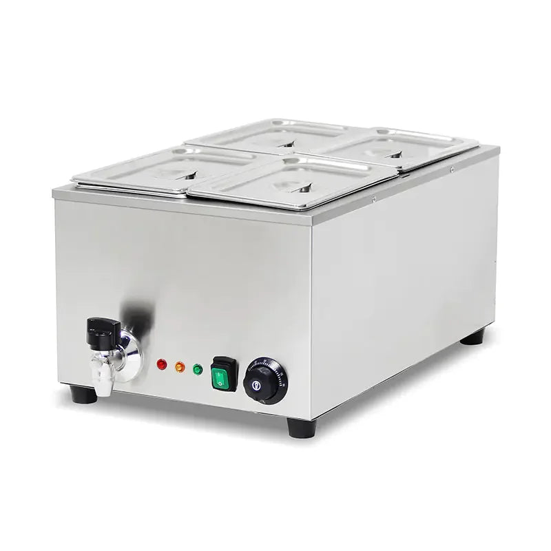 SB-2P compact countertop electric bain marie, stainless steel