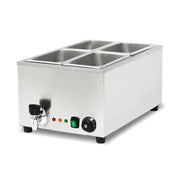 SB-2P compact countertop electric bain marie, stainless steel