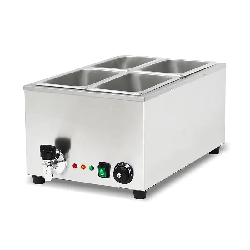 SB-2P compact countertop electric bain marie, stainless steel