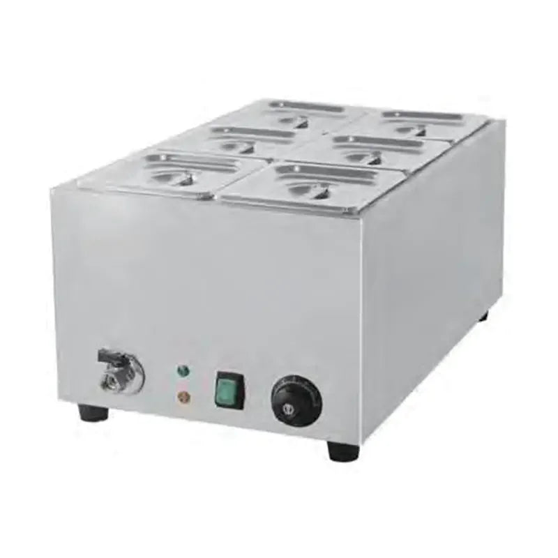 SB-3T(1/4) dry-heat commercial bain marie food warmer with four 1/4 GN pans