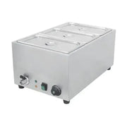 SB-3T(1/6) dry-heat commercial bain marie food warmer with six 1/6 GN pans