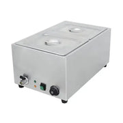 SB-3T(1/4) dry-heat commercial bain marie food warmer with four 1/4 GN pans
