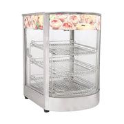 CZ-1P countertop food warmer showcase, heated display cabinet