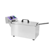 DZL-061B 6L single-tank countertop electric deep fryer, stainless steel