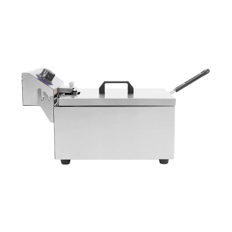 DZL-101B countertop single-tank electric deep fryer, stainless steel