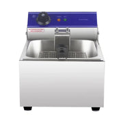 DZL-10B 10L single-tank countertop electric deep fryer, stainless steel
