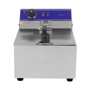 DZL-10B 10L single-tank countertop electric deep fryer, stainless steel