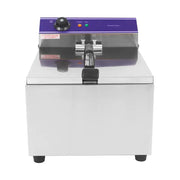DZL-10B 10L single-tank countertop electric deep fryer, stainless steel