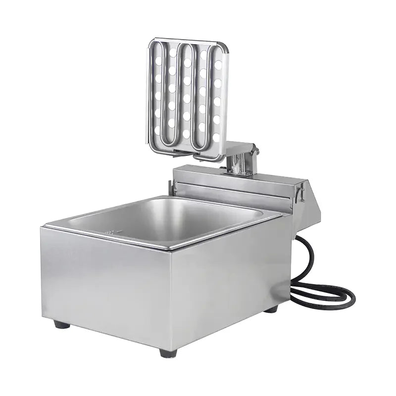 DZL-10B 10L single-tank countertop electric deep fryer, stainless steel