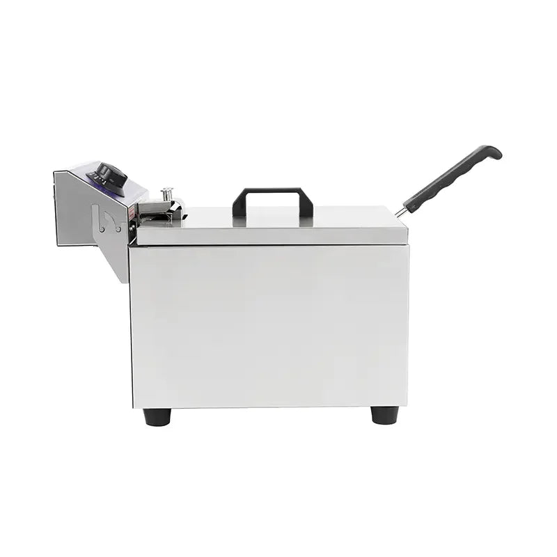 DZL-131B 13L single-tank countertop electric deep fryer, stainless steel