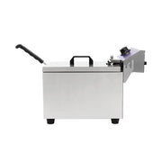 DZL-131B 13L single-tank countertop electric deep fryer, stainless steel