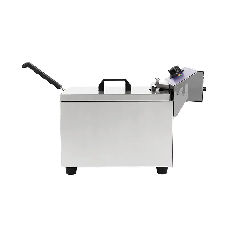 DZL-131B 13L single-tank countertop electric deep fryer, stainless steel