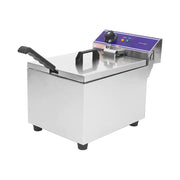 DZL-131B 13L single-tank countertop electric deep fryer, stainless steel