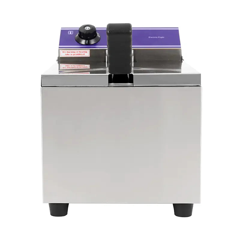 DZL-131B 13L single-tank countertop electric deep fryer, stainless steel