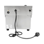 DZL-151B 15L single-tank countertop electric deep fryer, stainless steel