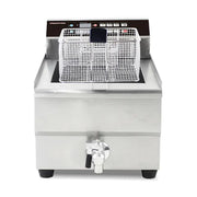 DZL-16LC 16L electric deep fryer with timer, stainless steel