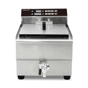 DZL-16LC 16L electric deep fryer with timer, stainless steel