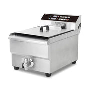 DZL-16LC 16L electric deep fryer with timer, stainless steel