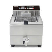 DZL-16LC 16L electric deep fryer with timer, stainless steel