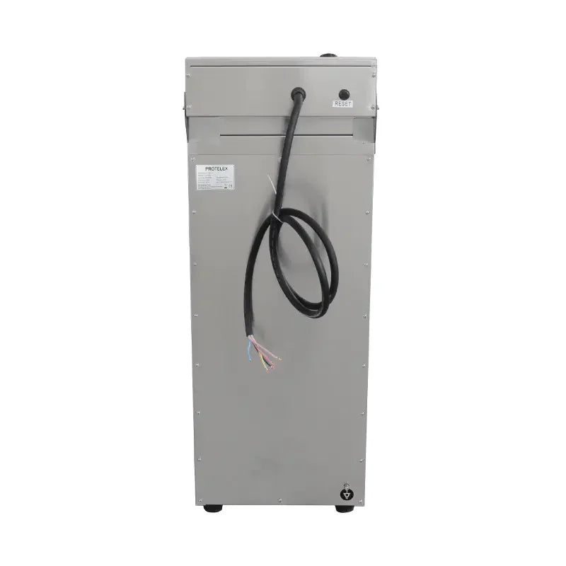 DZL-16VC 16L floor-standing electric deep fryer with cabinet, stainless steel