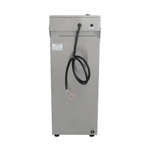 DZL-16VC 16L floor-standing electric deep fryer with cabinet, stainless steel