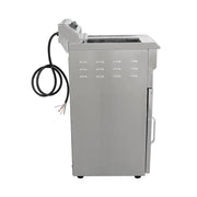 DZL-16VC 16L floor-standing electric deep fryer with cabinet, stainless steel